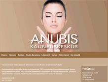 Tablet Screenshot of kauneuskeskus-anubis.fi